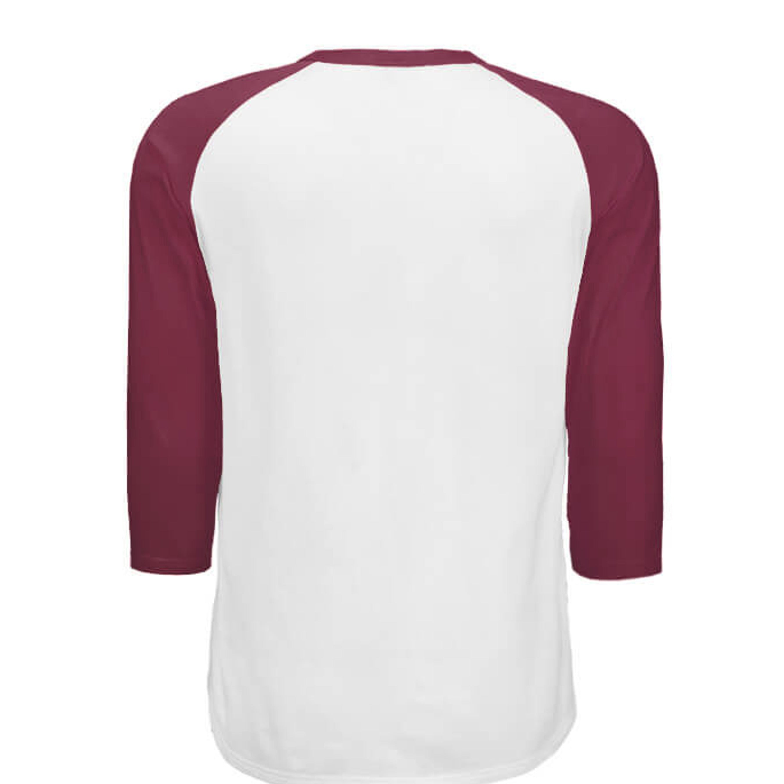 WHITE / MAROON - T200 - BACK